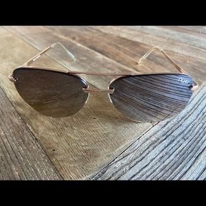 Quay Gold Trim Sunglasses